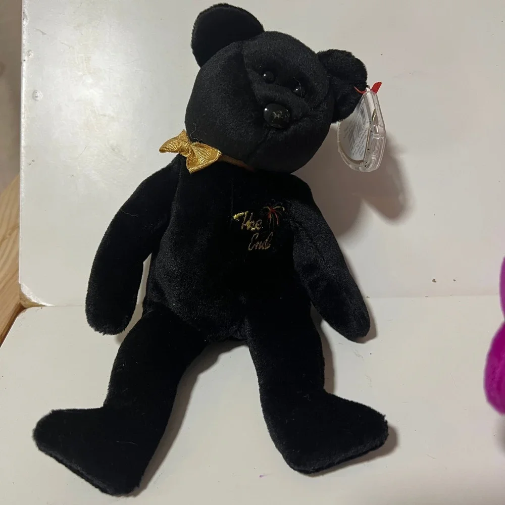 Ty Beanie Babies Bear Lot of‎ 6 Peace Millennium The End 90s Y2K retired
